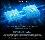 ⁦هاتف ذكي تانك 4 برو 5G مع جهاز عرض 720P ديمنستي 8300 36GB+1TB جوال 3k AMOLED اندرويد 14⁩ - الصورة ⁦5⁩