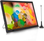 Yoidesu Portable LED TV 16 Inch, Digital TV 1080P with ATSC Tuner, Rechargeable Car TV LED Monitor Wide Screen Television, HDMI, USB, AV Input, Monitor, 4fgq5yza21