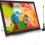 Yoidesu Portable LED TV 16 Inch, Digital TV 1080P with ATSC Tuner, Rechargeable Car TV LED Monitor Wide Screen Television, HDMI, USB, AV Input, Monitor, 4fgq5yza21