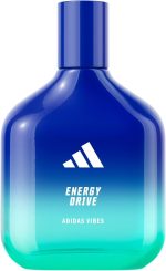 Adidas Vibes Energy Drive Eau de Parfum For All, Energising and Stimulating, Long Lasting Fragrance, Cardamom and Pink Pepper 100ml (3.3oz)