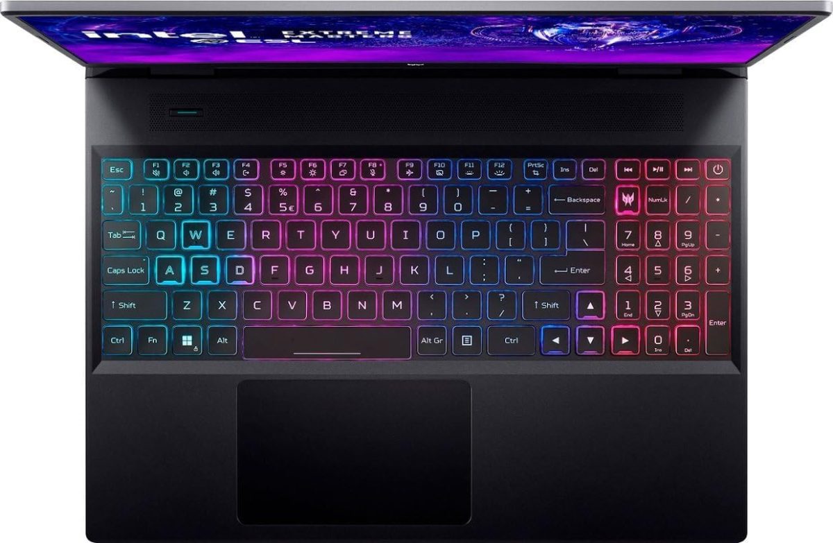 ⁦ايسر لابتوب العاب بريداتور هيليوس نيو بشاشة 16 انش WQXGA 165Hz ومعالج انتل كور i7-13700HX(16 نواة) وبطاقة عرض مرئي انفيديا جيفورس RTX 4050 وذاكرة RAM DDR5 32GB وSSD 2TB وكيبورد باضاءة خلفية وويندوز 11⁩ - الصورة ⁦7⁩