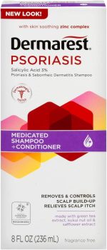 ديرماريست شامبو بالصدفية الطبية بالبلسم - 8 اونصة ديرماريست Psoriasis Medicated Shampoo بالإضافة إلى بلسم S Unit NA