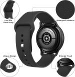 ⁦فانكل اساور متوافقة مع ساعة سامسونج جالكسي 6/5/4 مقاس 40/44 ملم، سوار ساعة جالكسي 6 كلاسيك 43 متر/47 ملم، 20 ملم، سوار رياضي من السيليكون الناعم لساعة جالكسي 6 باند للنساء والرجال⁩ - الصورة ⁦3⁩