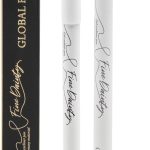 قلم تحديد عيون جل مقاوم للماء بطرف ملتف دقيق 0.2 ملم، كاجال مقاوم للتلطخ، لمسة نهائية غير لامعة، يدوم لمدة 12 ساعة، نباتي وامن على العدسات اللاصقة، عيون حساسة (8 - ابيض)