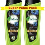 فاتيكا ناتشرالز شامبو القوة واللمعان التركي من بلاك سيد 2 × 400 مل | للشعر الضعيف والباهت | مع زيوت فاتيكا المغذية | عبوة اقتصادية للغاية من قطعتين