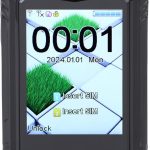 جوال قابل للطي بخطوط كبيرة وبث صوتي و9 اتصال سريع وشاشة داخلية 3 انش + شاشة خارجية 2.6 انش، 4800 مللي امبير في الساعة، ثنائي شرائح الاتصال غير مقفل من يوهيسي (اسود)