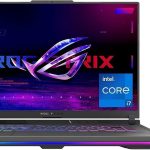 اسس لابتوب روج ستريكس G16 للالعاب 2023 بشاشة 16.1 انش FHD + 165Hz كور i7-13650HX 16GB 512GB انفيديا جيفورس RTX 4060 8GB بطاقة رسومات RGB خلفية مفتاح انجليزي ويندوز 11 رمادي مع اقتباسات العاب نيون