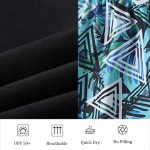⁦FedMois Boy Swim Set, 3 Pieces Set Swim Shirt + Swimming Shorts with Compression Liner + Swimming Cap⁩ - الصورة ⁦3⁩
