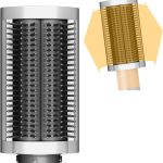 فرشاة تنعيم الشعر دايسون اير راب من نالاكال، ملحق مشط تصفيف الشعر القوي الكبير لمصفف الشعر دايسون اير راب