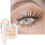 باليت ظلال عيون فردية مضغوطة من كايلي، باليت ظلال عيون احادية اللون عالية الاصطباغ بلون ابيض لؤلؤي، بودرة محايدة مقاومة للماء، خفيفة الوزن وقابلة للمزج، 12