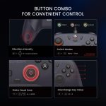 ⁦GameSir Nova Lite 2.4g Wireless Controller for Windows PC, iPhone, Android, Switch & Steam Deck, Bluetooth Controller Gamepad with Hall Effect Trigger,Turbo,Rumble Vibration (Nova Lite Purple)⁩ - الصورة ⁦8⁩