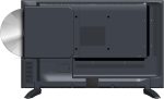⁦سوبر سونيك SC-1926DVD 19 انش LED سمارت HDTV مع مشغل دي في دي، 3 منافذ HDMI، 1080p، واي فاي، USB، تيار متردد/تيار مستمر، متوافق مع المنزل او المطبخ او التخييم ار في، سلك سيارة تيار مستمر متضمن (SC⁩ - الصورة ⁦6⁩