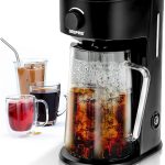 جيباس ماكينة صنع الشاي والقهوة المثلجة GCM41516 بقدرة 700 واط مع فلتر نايلون دائم، سعة 2.5 لتر، اسود