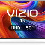 VIZIO 50 Inch V Series 4K UHD LED HDR Smart TV Bluetooth Compatible with Dolby Vision HDR/HDR10+, HDMI VRR, DTS Virtual X and WiFi 6 Dual-Band (V4K50M-0809)