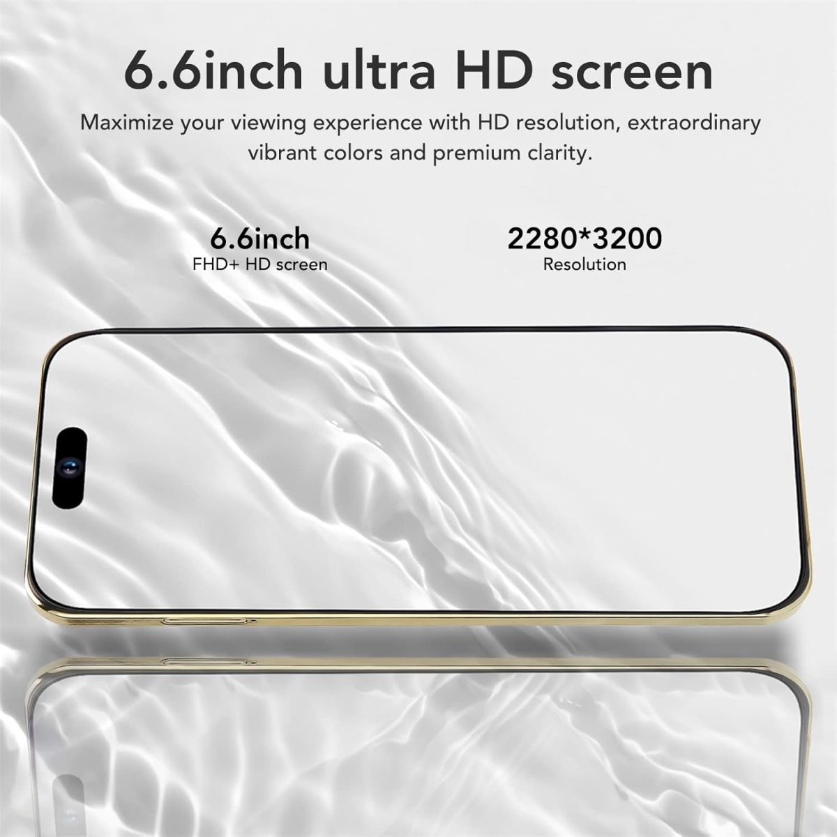 ⁦هاتف ذكي 3G غير مقفل ثنائي شرائح الاتصال بذاكرة RAM 4GB وذاكرة روم 64GB وبطارية 5000mAh للحياة اليومية من زيني⁩ - الصورة ⁦4⁩