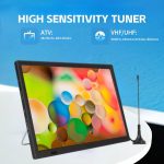 ⁦Yoidesu Portable LED TV 16 Inch, Digital TV 1080P with ATSC Tuner, Rechargeable Car TV LED Monitor Wide Screen Television, HDMI, USB, AV Input, Monitor, 4fgq5yza21⁩ - الصورة ⁦7⁩