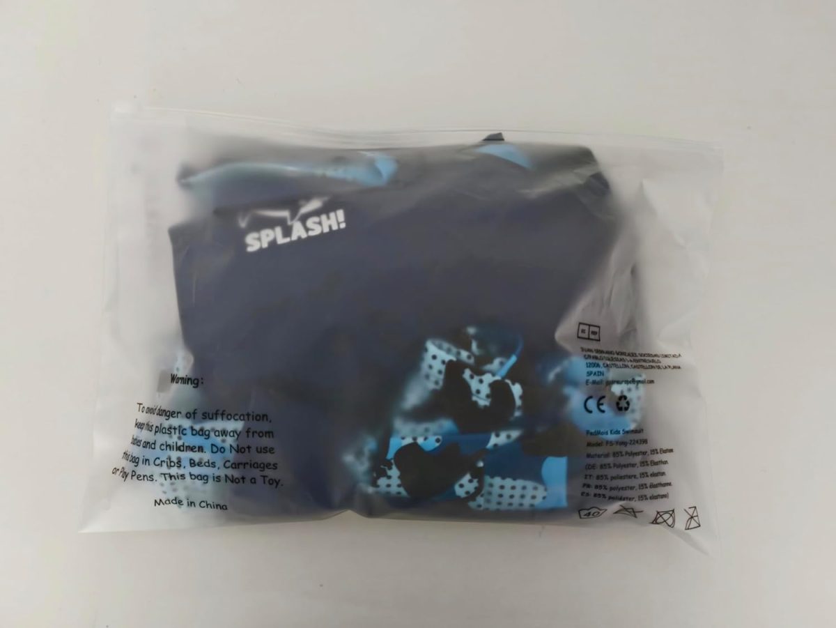 ⁦FedMois Boy Swim Set, 3 Pieces Set Swim Shirt + Swimming Shorts with Compression Liner + Swimming Cap⁩ - الصورة ⁦8⁩