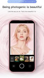 هاتف ذكي صغير XS18 الجيل الثالث 3G من سويس، شاشة لمس 3 انش، ثنائي شرائح الاتصال 2GB RAM 16GB ROM، 1000mAh، كاميرا 0.3 ميجابكسل + 2 ميجابكسل، اندرويد 8.1 رفيع للغاية (بينك)