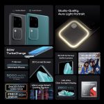 ⁦فيفو V30 5G (اخضر ورقي، 12GB+12GB RAM، 256GB) | انحف شاشة اموليد منحنية ثلاثية الابعاد 1.5K 120Hz | سيلفي مجموعة التركيز التلقائي 50MP | اورا لايت OIS | حزمة حصرية عبر الانترنت، (مجدد)⁩ - الصورة ⁦3⁩