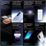 ⁦ون بلس جوال نورد 5 ثنائي شرائح الاتصال بذاكرة روم 512GB وذاكرة RAM 12GB (جي اس ام فقط | بدون سي دي ام ايه) هاتف ذكي 5G مفتوح من المصنع (رمادي فانتوم) - اصدار عالمي⁩ - الصورة ⁦7⁩
