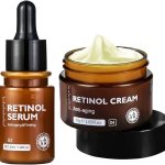 جوريم كريم وجه ريتينول 30 جرام وسيروم وجه ريتينول 30 مل مزيج مضاد للشيخوخة لشد البشرة وترطيب وتلاشي الخطوط الدقيقة وخلاصة العناية العميقة