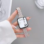 ⁦او اوزون سوار معدني رفيع متوافق مع ساعة ابل سلسلة الترا | اس اي | 8 | 7 | 6 | 5 | 4 | 3 | 2 | 1 سوار بديل معدني من الستانلس ستيل للنساء⁩ - الصورة ⁦8⁩