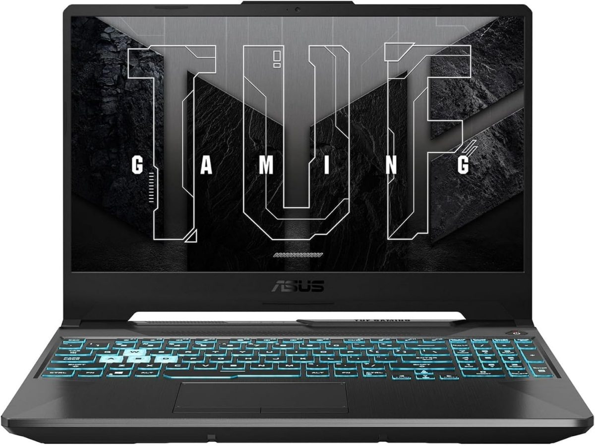 اسس لابتوب العاب تي يو اف A15 بشاشة 15.6 انش FHD 144Hz ومعالج AMD رايزن 7 7445HS وذاكرة RAM DDR5 16GB وSSD PCIe 4.0 512GB وانفيديا جيفورس RTX 3050 4GB وكيبورد RGB وويندوز 11، اسود جرافيت