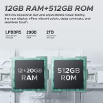 ⁦هاتف S200X متين 12GB+512GB شاشة IPS 6.75 انش اندرويد 14 10100mAh بطارية 33 واط ديمنستي 7050 ثماني النواة 5G ان اف سي⁩ - الصورة ⁦5⁩