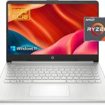 HP لابتوب 14 الاحدث 2023 للإنتاجية والترفيه، شاشة 14 انش FHD، ذاكرة RAM 16GB، SSD 1TB، معالج AMD رايزن 3 حتى 3.5GHz، نوع C، HDMI، شحن سريع، بطارية تدوم 10 ساعات، ويندوز 11