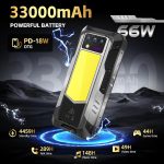 ⁦هاتف ذكي متين WP100 تيان بنظام اندرويد 14 سعة 48GB 512GB ديمنستي 7300 3K AMOLED شاشة 33000mAh كاميرا ليلية 5G⁩ - الصورة ⁦2⁩