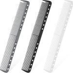 3 قطع من امشاط الحلاقة من زيير، امشاط حلاقة احترافية لتصفيف الشعر، امشاط رفيعة لجميع الاغراض، مشط مضاد للكهرباء الساكنة ومقاوم للحرارة للرجال والنساء، مجموعة امشاط تصفيف الشعر لصالونات التجميل والمنزل