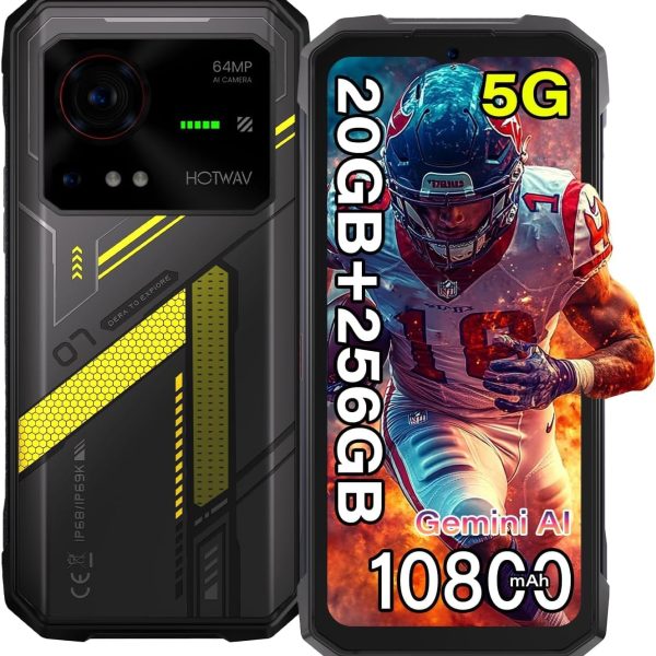 جوال هايبر 7 5G متين بشاشة 6.6 انش FHD+ 2K 10800mAh 280LM 64MP 8GB 256GB اندرويد 14