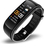 كاستويف ساعة ذكية لتتبع اللياقة البدنية للرجال والنساء والاطفال، ساعة ذكية لتتبع النشاط الصحي، اشعارات ذكية، مقاومة للماء، عداد خطوات، مراقب معدل ضربات القلب، ساعة ضغط الدم