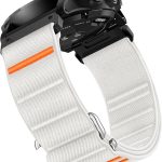 سوار كويك فيت متوافق مع سوار ساعة جارمين 26 ملم، سوار ساعة رياضي بحلقة نايلون قابل للتمدد مع خطاف على شكل حرف S لفينيكس 5X/5X بلس/6X/6X برو/7X/7X برو، اندورو، تاكتيكس، انستينكت 2X وديسينت