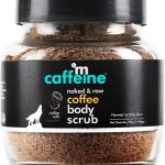 امكافيين مقشر للجسم بالقهوة لازالة الاسمرار والبشرة الناعمة | للنساء والرجال | مقشر الاستحمام دي-تان بزيت جوز الهند، يزيل الاوساخ والجلد الميت من الرقبة والركبتين والمرفقين والذراعين - 1.95 اونصة