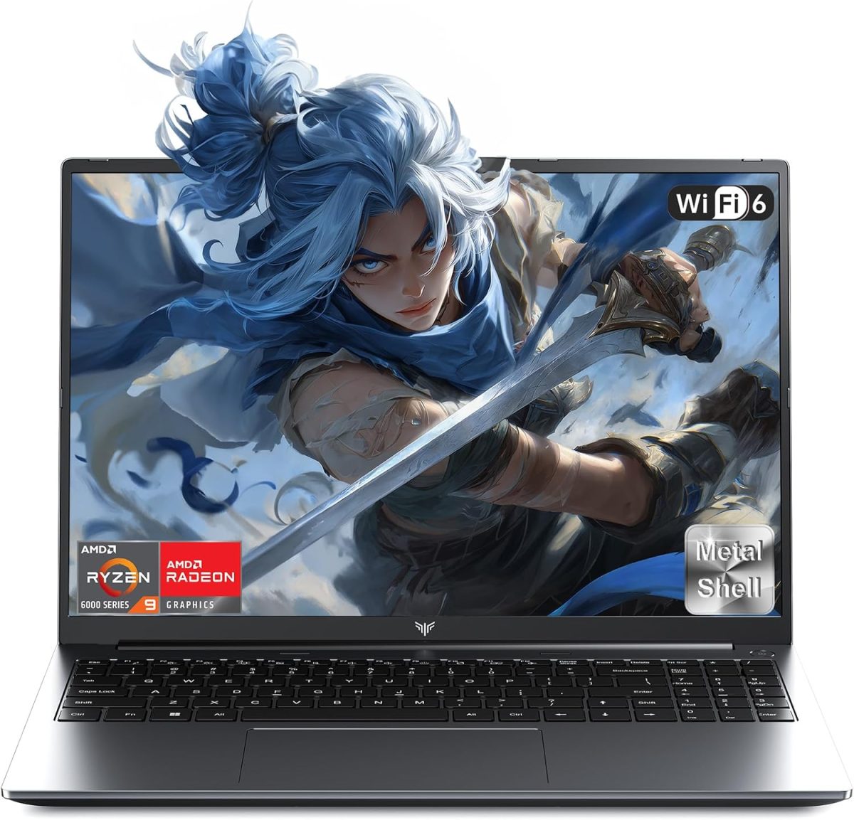لابتوب العاب كايجر 2025 بمعالج AMD رايزن 7 7735HS (8C/16T حتى 4.75GHz)، 16GB DDR5 512GB NVMe SSD، حتى 4TB، شاشة FHD 16 انش، واي فاي 6، كيبورد باضاءة خلفية، نوع C، مراوح مزدوجة