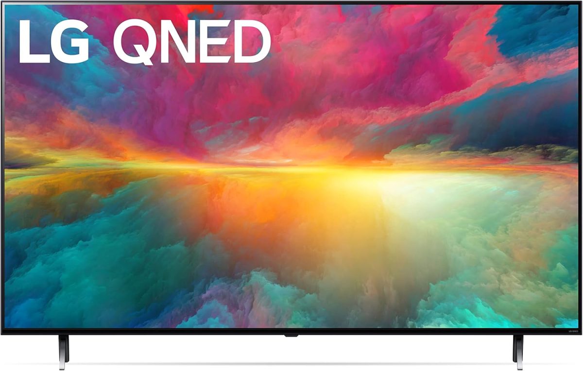 LG تلفزيون ذكي QNED75 من سلسلة QNED75 مقاس 75 بوصة LED 75QNED75URA، 2023 - تلفزيون 4K يعمل بالذكاء الاصطناعي، اليكسا مدمج، ازرق فاتح