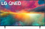 LG تلفزيون ذكي QNED75 من سلسلة QNED75 مقاس 75 بوصة LED 75QNED75URA، 2023 - تلفزيون 4K يعمل بالذكاء الاصطناعي، اليكسا مدمج، ازرق فاتح