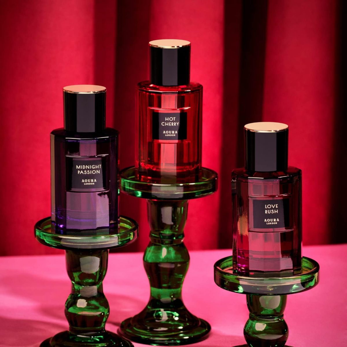 ⁦عطر هوت تشيري للنساء من اورا لندن - مزيج جذاب من روائح الزهور المنعشة والكرز العصير - عطر جذاب يدوم طويلا للنساء - او دي بارفان، 100 مل⁩ - الصورة ⁦5⁩