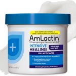 ايه ام لاكتين كريم الجسم العلاجي المكثف - حوض 12 اونصة - مقشر ومرطب 2 في 1 للبشرة الجافة مع 15% حمض اللاكتيك والسيراميد لترطيب 24 ساعة