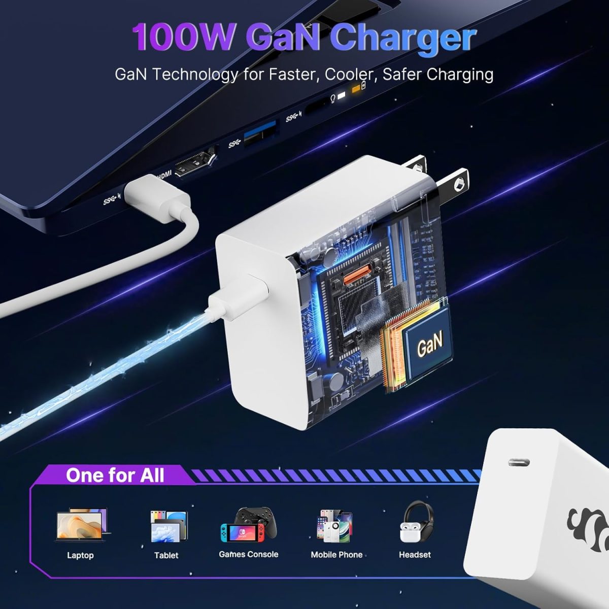⁦نيمو لابتوب العاب رايزن 9 8945HS 17.3 (>i9-13900H) ذاكرة RAM 32GB وSSD 1TB وبطاقة عرض مرئي راديون 780M وبطاقة عرض مرئي راديون 780M وPD 100 واط نوع C 4.0 ومساعد طيار جاهز للذكاء الاصطناعي والواقع⁩ - الصورة ⁦5⁩