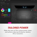 ⁦الينوير لابتوب العاب m15 R7 15.6 انش QHD (2560x1440) 240Hz، AMD رايزن 9 6900HX، 32GB DDR5، 1TB SSD، RTX 3070Ti، HDMI، واي فاي، كاميرا ويب، ويندوز 11، بريميوم لمدة عام + خدمات ترحيل 6 اشهر- اسود⁩ - الصورة ⁦5⁩