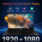 ⁦NIMO 15.6'' FHD IPS Gaming-Laptop, AMD Ryzen 9 8945HS 8-Cores Radeon 780M GPU 16GB DDR5 RAM 1TB SSD(Beat i9-13900H, Up to 5.2GHz) Computer with 100W Type C Fingerprint Backlit Keyboard Win 11⁩ - الصورة ⁦2⁩