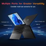 ⁦NIMO 15.6'' FHD IPS Gaming-Laptop, AMD Ryzen 9 8945HS 8-Cores Radeon 780M GPU 16GB DDR5 RAM 1TB SSD(Beat i9-13900H, Up to 5.2GHz) Computer with 100W Type C Fingerprint Backlit Keyboard Win 11⁩ - الصورة ⁦3⁩