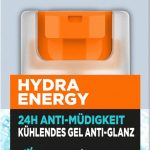 جل اكسبيرت كولينج مضاد للتألق للعناية بالوجه للرجال من لوريال باريس، جل غير لامع ومنعش، مضاد للتعب لمدة 24 ساعة، كريم وجه لمياه الينابيع البحرية، هيدرا انيرجي، 1 × 50 مل