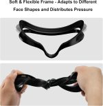 ⁦Globular Cluster F3 V3 Magnetic Facial Interface for Quest 3, Flexible and Adaptive Frame with Multi-Material Pads, Not Compatible with Quest 3S or Official Charging Dock⁩ - الصورة ⁦3⁩