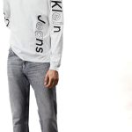 كالفن كلاين بنطلون جينز بقصة مستقيمة للرجال