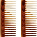 امشاط استحمام باسنان عريضة من تزويق، مشط كبير لفك تشابك الشعر المجعد، مشط تصفيف الشعر، فرشاة شعر