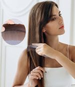 ⁦مشط من الستانلس ستيل لعلاج الصدفية والقشرة - مزيل السموم للاسنان الدقيقة للقمل، فرشاة شعر متعددة الوظائف للتدليك - للنساء والرجال والاطفال⁩ - الصورة ⁦6⁩