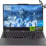 لينوفو لابتوب العاب لوك 2024 انتل كور i5-12450HX بيت AMD رايزن 5 7235HS شاشة 15.6 انش FHD IPS 144Hz انفيديا RTX 3050-32GB RAM و1TB PCIe SSD وكيبورد باضاءة خلفية وويندوز 11 وجي سينك وكيبل HDMI